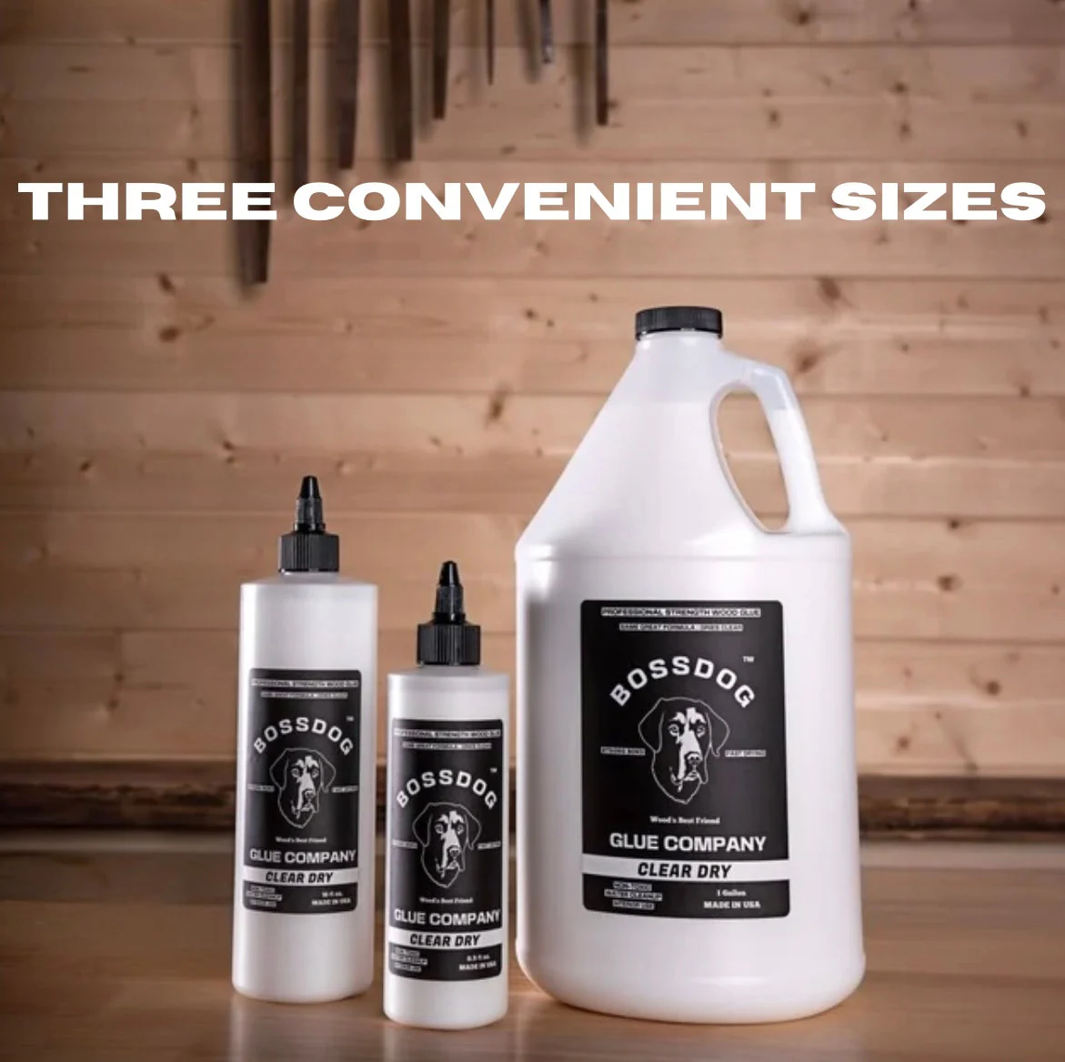 1 Gallon Clear Dry BOSSDOG Wood Glue - Image 4