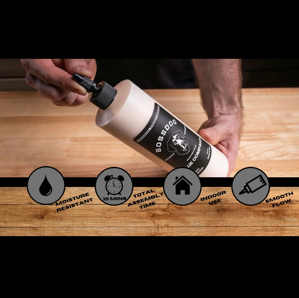 16 fl oz BOSSDOG Wood Glue /Tan - Image 5